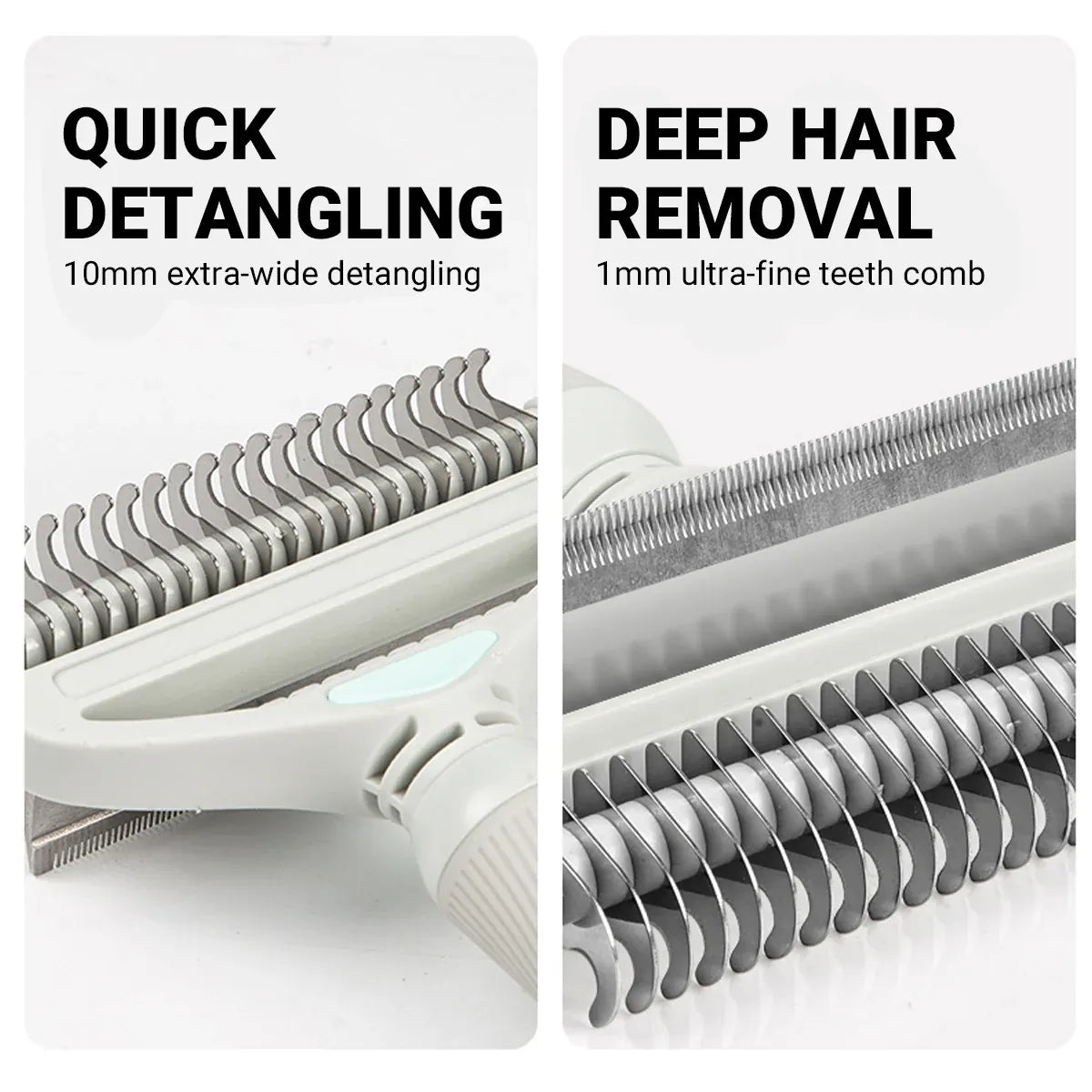 Pet Grooming Brush Hair Removal Anti Tangle Cat Dog Home Detangling Comb Pets - L