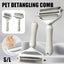 Pet Grooming Brush Hair Removal Anti Tangle Cat Dog Home Detangling Comb Pets - S
