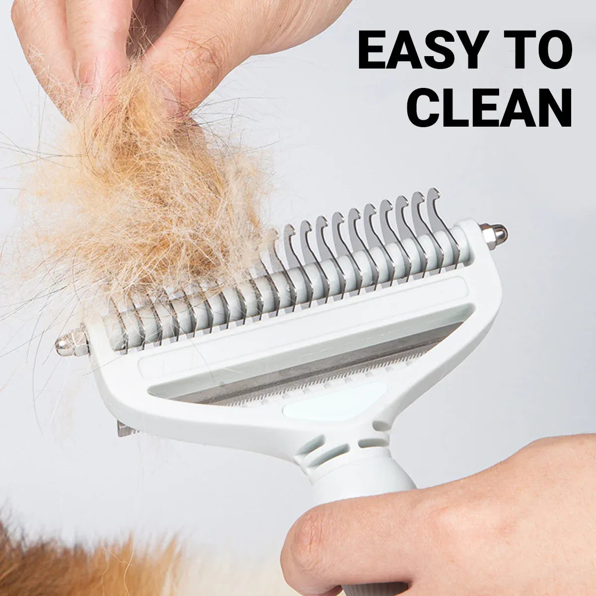 Pet Grooming Brush Hair Removal Anti Tangle Cat Dog Home Detangling Comb Pets - S