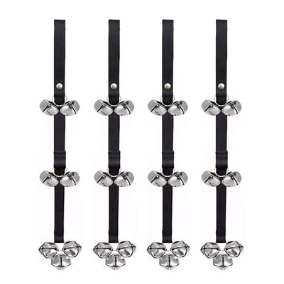 4PCS Pet Training Doorbell Rope Cat Teaser Toy Bell Interactive Play Rope Bell