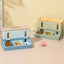 All in One Pet Feeding Bowl Cat Dog Water and Food Feeder Automatic Dispenser - Green