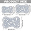 Pet Feeding Mat Non-slip Diatom Mud Absorbent Dirt-resistant Waterproof Placemat - Black-50x80cm