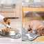 Pet Feeding Mat Non-slip Diatom Mud Absorbent Dirt-resistant Waterproof Placemat - Grey-50x80cm