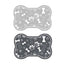Pet Feeding Mat Non-slip Diatom Mud Absorbent Dirt-resistant Waterproof Placemat - Grey-60x90cm