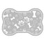 Pet Feeding Mat Non-slip Diatom Mud Absorbent Dirt-resistant Waterproof Placemat - Grey-60x90cm