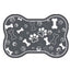 Pet Feeding Mat Non-slip Diatom Mud Absorbent Dirt-resistant Waterproof Placemat - Grey-60x90cm