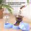 Cat Bowl Pet Feeding Bowl Double Dog Food Water Bowl for Cats and Dogs Feeding - Blue