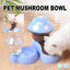 Cat Bowl Pet Feeding Bowl Double Dog Food Water Bowl for Cats and Dogs Feeding - Blue