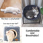 Hanging Bed Pet Litter Basket Cozy Cat Hammock Durable Comfortable Sleeping Spot - Black