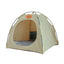 Folding Camping Pet Tent for Cats Puppy Bed Indoor Cat Nest Dog Cave Style House - Beige