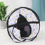 Foldable Cat Dog Kennel Pet Delivery Cage Portable Pet Fence Tent - Purple-L