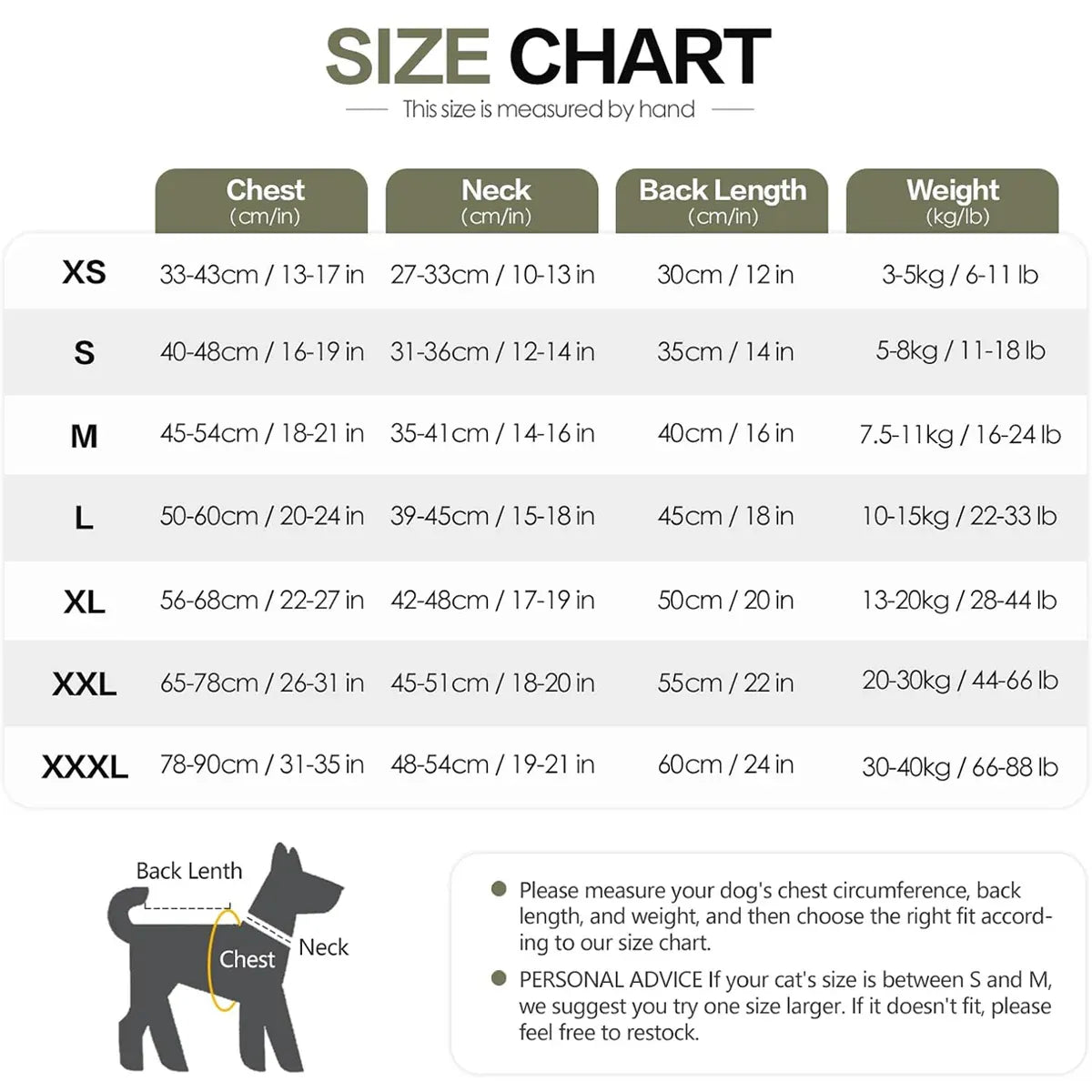 Calming Dog Vest for Stress Relief Travel Thunder Wrap Jacket for Medium Large Dogs - XXL