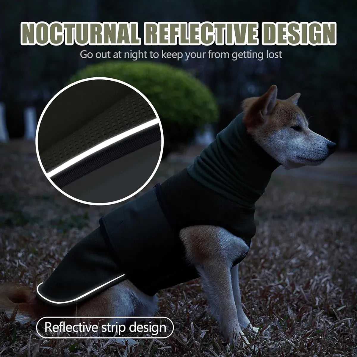 Calming Dog Vest for Stress Relief Travel Thunder Wrap Jacket for Medium Large Dogs - XXL
