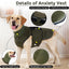 Calming Dog Vest for Stress Relief Travel Thunder Wrap Jacket for Medium Large Dogs - L