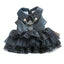 Autumn Winter Pet Dog Cat Dress Faux Leather Sequin Skirt Outfit for Small Dogs - XL