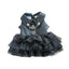 Autumn Winter Pet Dog Cat Dress Faux Leather Sequin Skirt Outfit for Small Dogs - XS