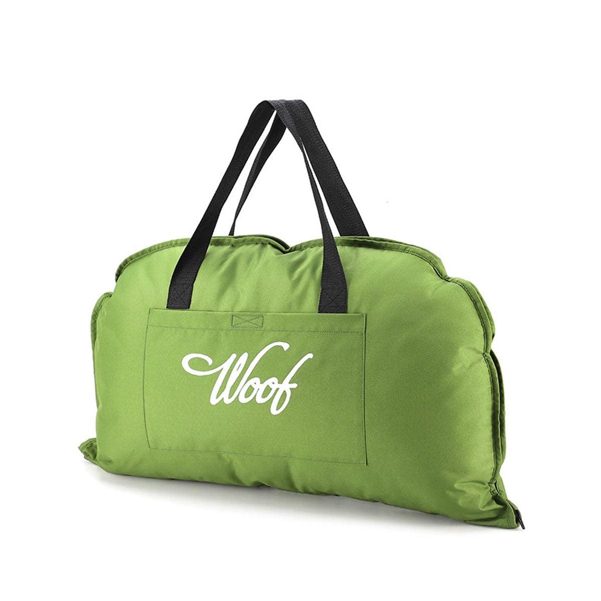 Portable Folding Pet Kennel Zippered Outdoor Dog Bed Travel Mat Waterproof - Blue