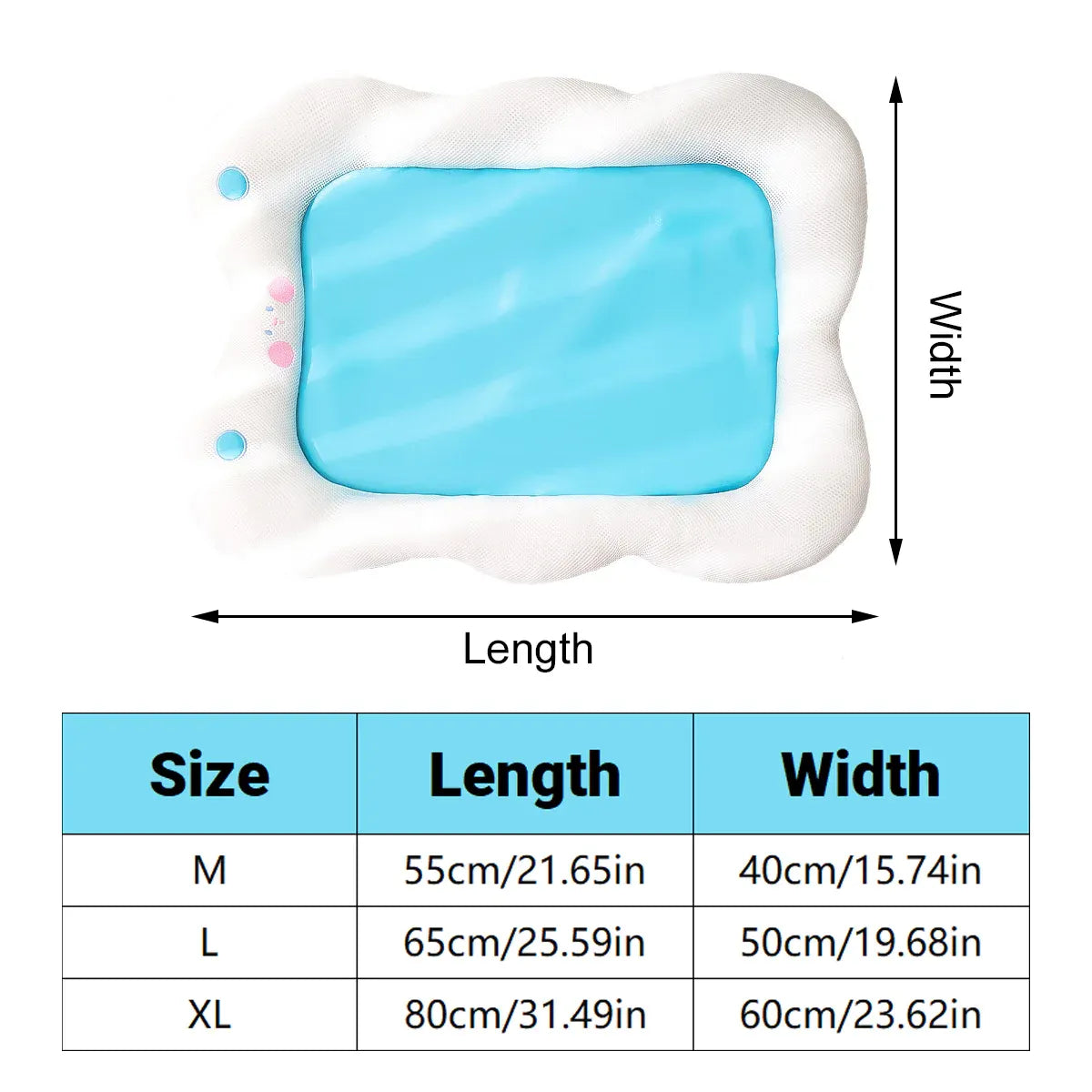 Soft Pet Bed for Dogs and Cats Washable Cushion Kennel Indoor Sleeping Mat Use - L