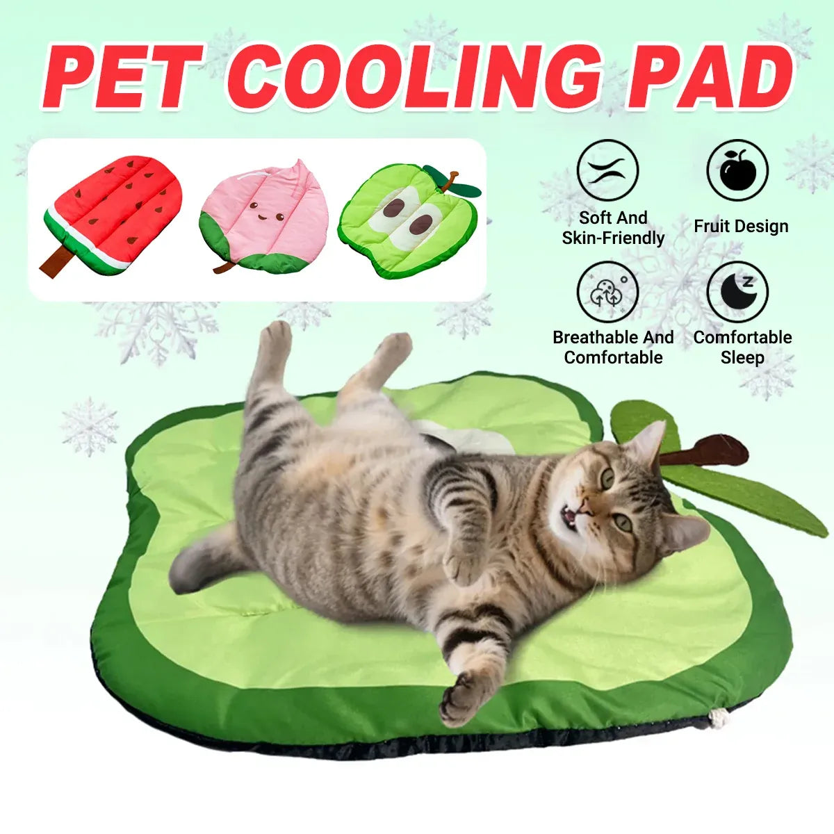 Pet Sleeping Mat Waterproof Moisture Proof Stain Resistant Non Slip Washable - Peach