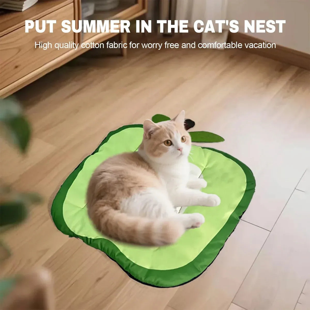 Pet Sleeping Mat Waterproof Moisture Proof Stain Resistant Non Slip Washable - Peach