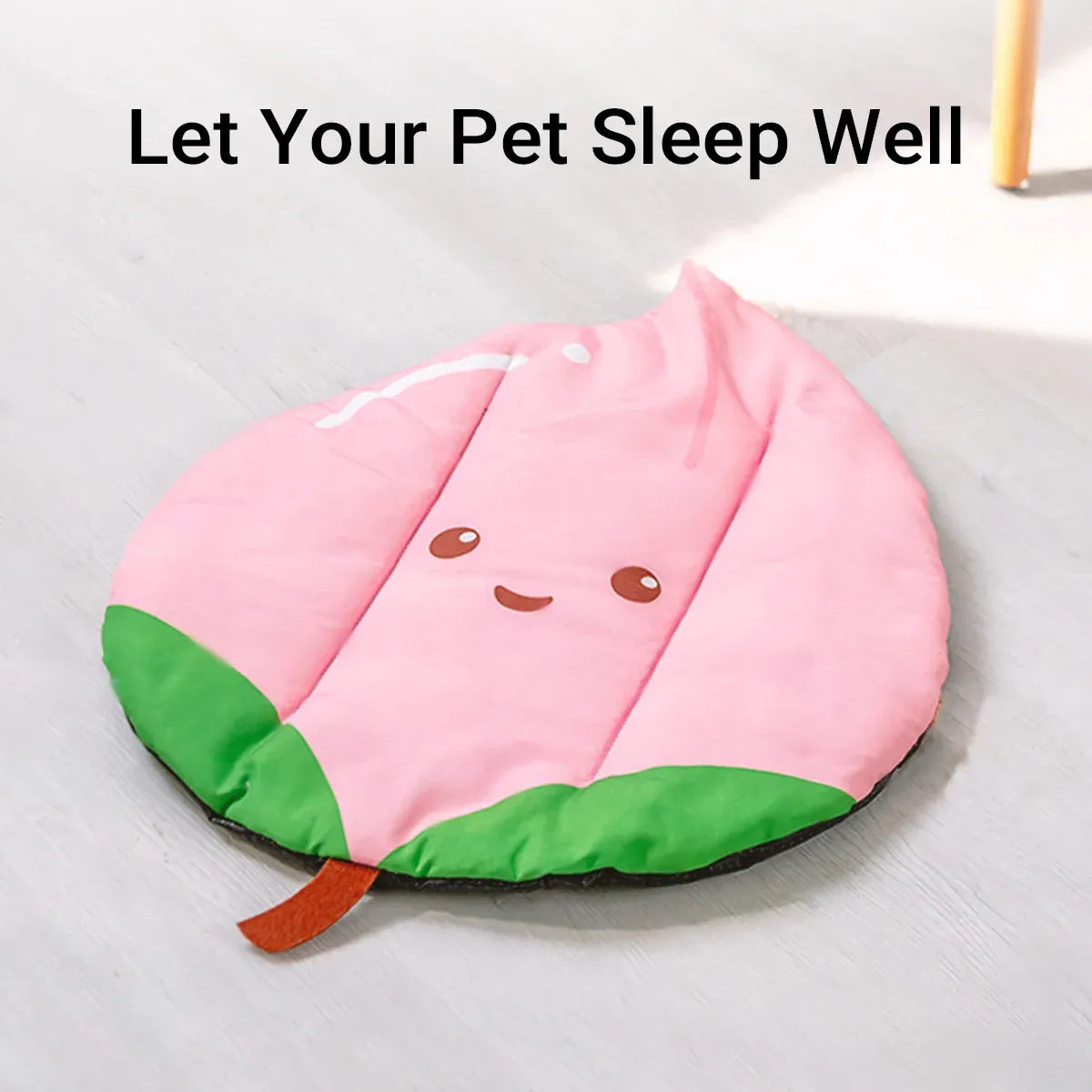 Pet Sleeping Mat Waterproof Moisture Proof Stain Resistant Non Slip Washable - Peach