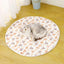 Waterproof Dog Pads Round Diaper Pads Pet Training Pads for Puppies and Dogs - Khaki-55cm