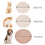 Waterproof Dog Pads Round Diaper Pads Pet Training Pads for Puppies and Dogs - Khaki-75cm