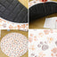 Waterproof Dog Pads Round Diaper Pads Pet Training Pads for Puppies and Dogs - Khaki-75cm