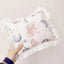 Lace Cat Pillow Soft Pet Cushion for Sleeping Comfortable Kitty Bed Cushion - White Rabbit