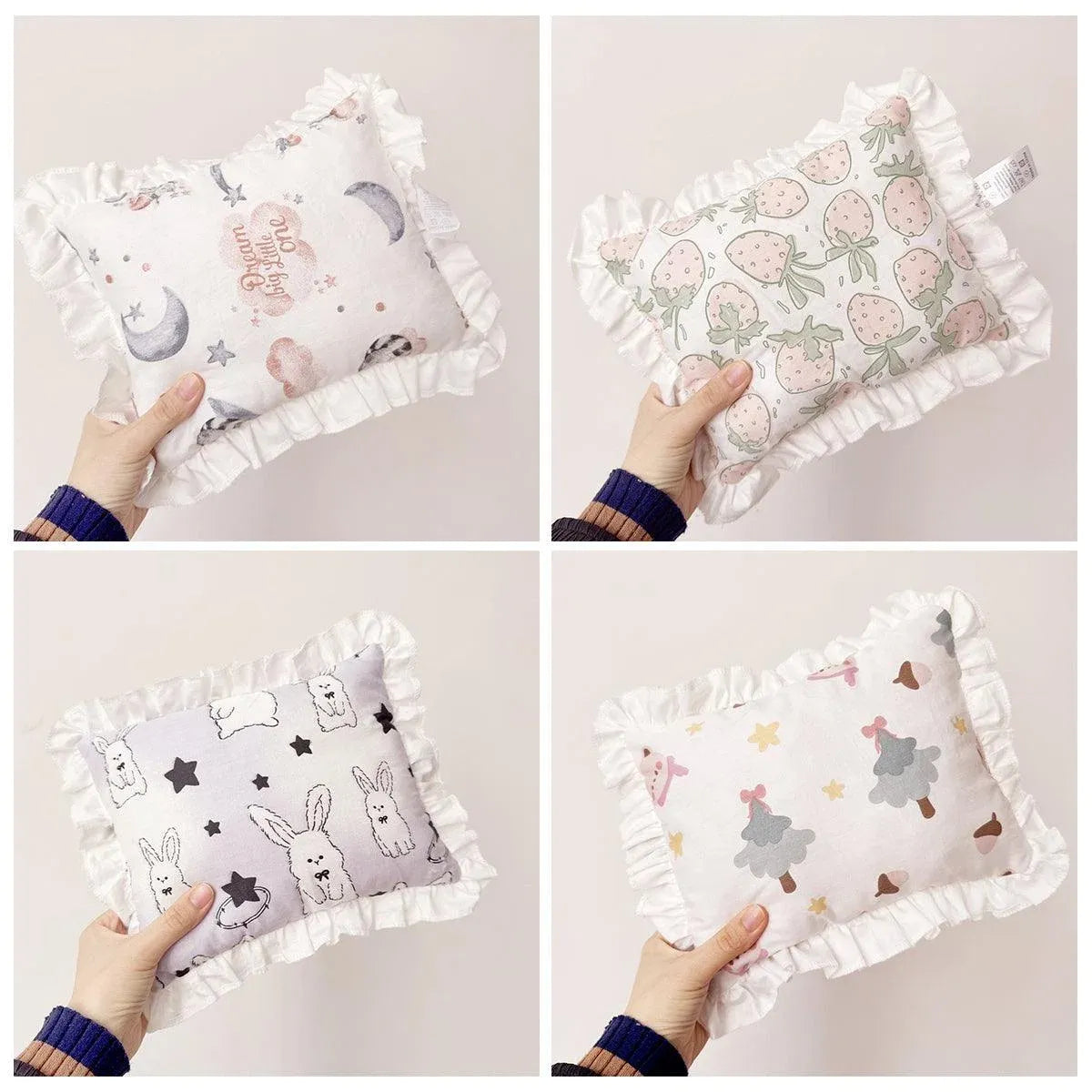 Lace Cat Pillow Soft Pet Cushion for Sleeping Comfortable Kitty Bed Cushion - Purple Rabbit