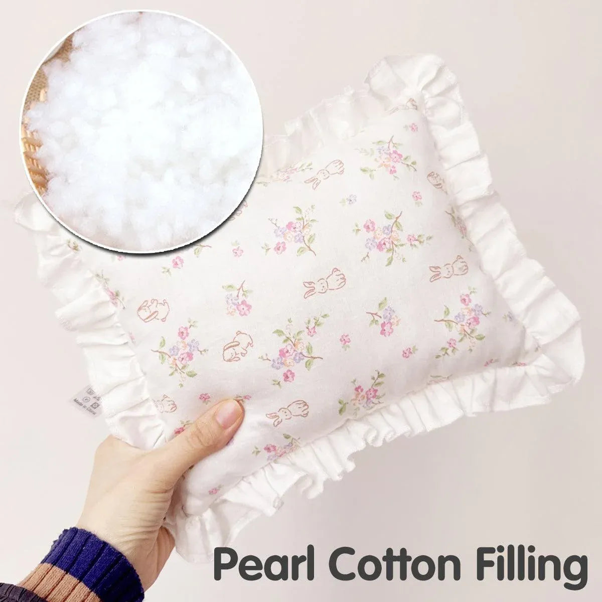 Lace Cat Pillow Soft Pet Cushion for Sleeping Comfortable Kitty Bed Cushion - Purple Rabbit