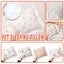 Lace Cat Pillow Soft Pet Cushion for Sleeping Comfortable Kitty Bed Cushion - White Strawberry