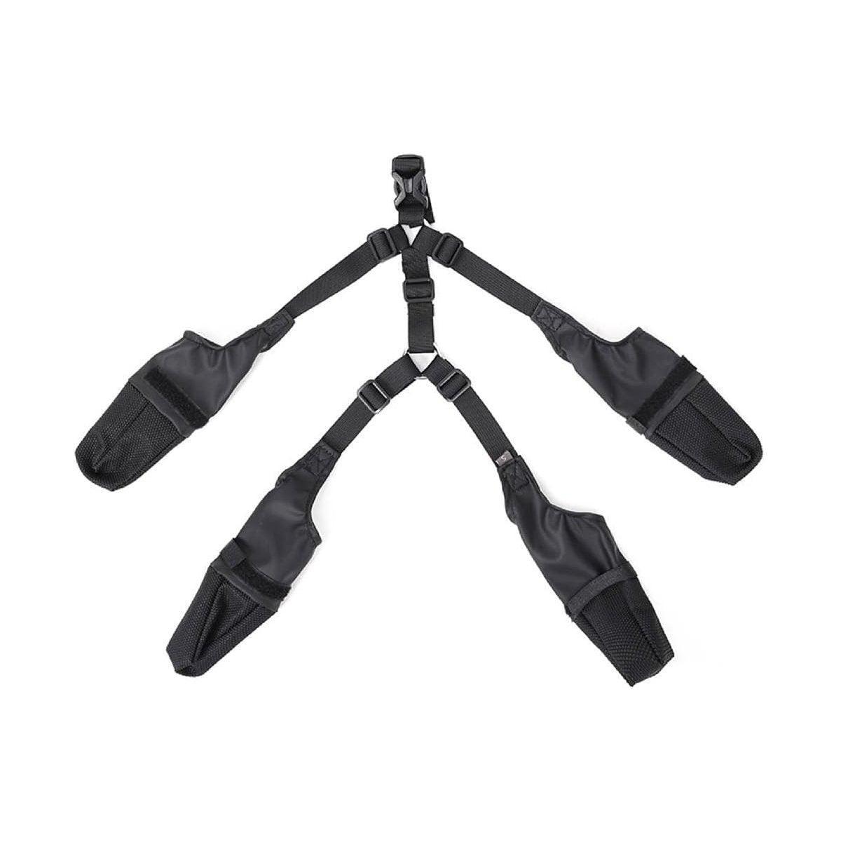 Dog Adjustable Suspender Boots Waterproof Dog Shoes Anti-Slip Pet Paw Protector - M