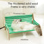 Pet Striped Lounge Bed Pet Nest Soft Cushion Washable Anti Slip Comfortable - Purple