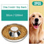 2pcs Stainless Steel Dog Cat Slow Feeder Pet Food Bowl Non-Slip Stop Eating Dish