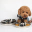 2pcs Stainless Steel Dog Cat Slow Feeder Pet Food Bowl Non-Slip Stop Eating Dish