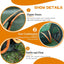 6pcs Outdoor Pet Play Tunnel Folding Cat and Dog Pen Playpen for Pets Indoor