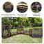 6pcs Outdoor Pet Play Tunnel Folding Cat and Dog Pen Playpen for Pets Indoor