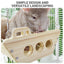 Wooden Cradle Swing Hammock Cage Accessory for Small Pets