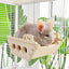 Wooden Cradle Swing Hammock Cage Accessory for Small Pets