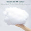 L-70CM Dog Cat Pet Calming Bed Washable ZIPPER Cover Warm Soft Plush Round Sleeping - Grey