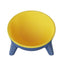 Raised Cat Bowl Pet Feeder Pet Bowl Elevated Dog Bowls 15° Tilted Pet Water Bowl - Rock Yellow