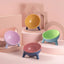Raised Cat Bowl Pet Feeder Pet Bowl Elevated Dog Bowls 15° Tilted Pet Water Bowl - Rock Yellow