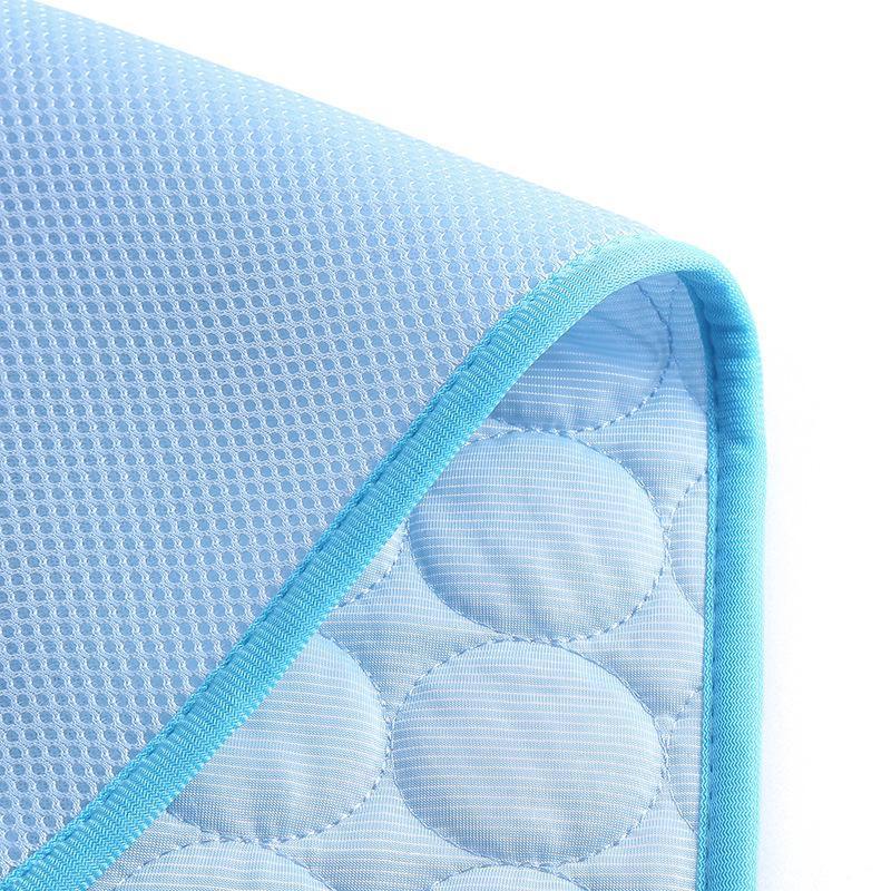 Pet Cool Gel Mat Dog Cat Bed Non-Toxic Breathable Summer Pad 5 Sizes Dog Pad - L(70*55cm)