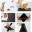 Silicone Pet Feeding Mat Dog Cat Food Bowl Placemat Waterproof Non-Slip Easy Clean - Black