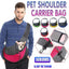S Size Pet Shoulder Carrier Bag Puppy Cat Dog Travel Sling Backpack Portable - Rose Red