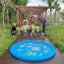 100cm Dog Splash Pad Inflatable Pet Sprinkler Mat PVC Water Play Toy for Outdoors