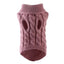 Puppy Dog Jumper Winter Warm Knitted Sweater Pet Clothes Small Dogs Coat Thermal XL - Grey