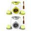 Interactive Dog Toy Tennis Feeder Machine for Training and Treat Rewards - Grey