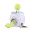 Interactive Dog Toy Tennis Feeder Machine for Training and Treat Rewards - Grey